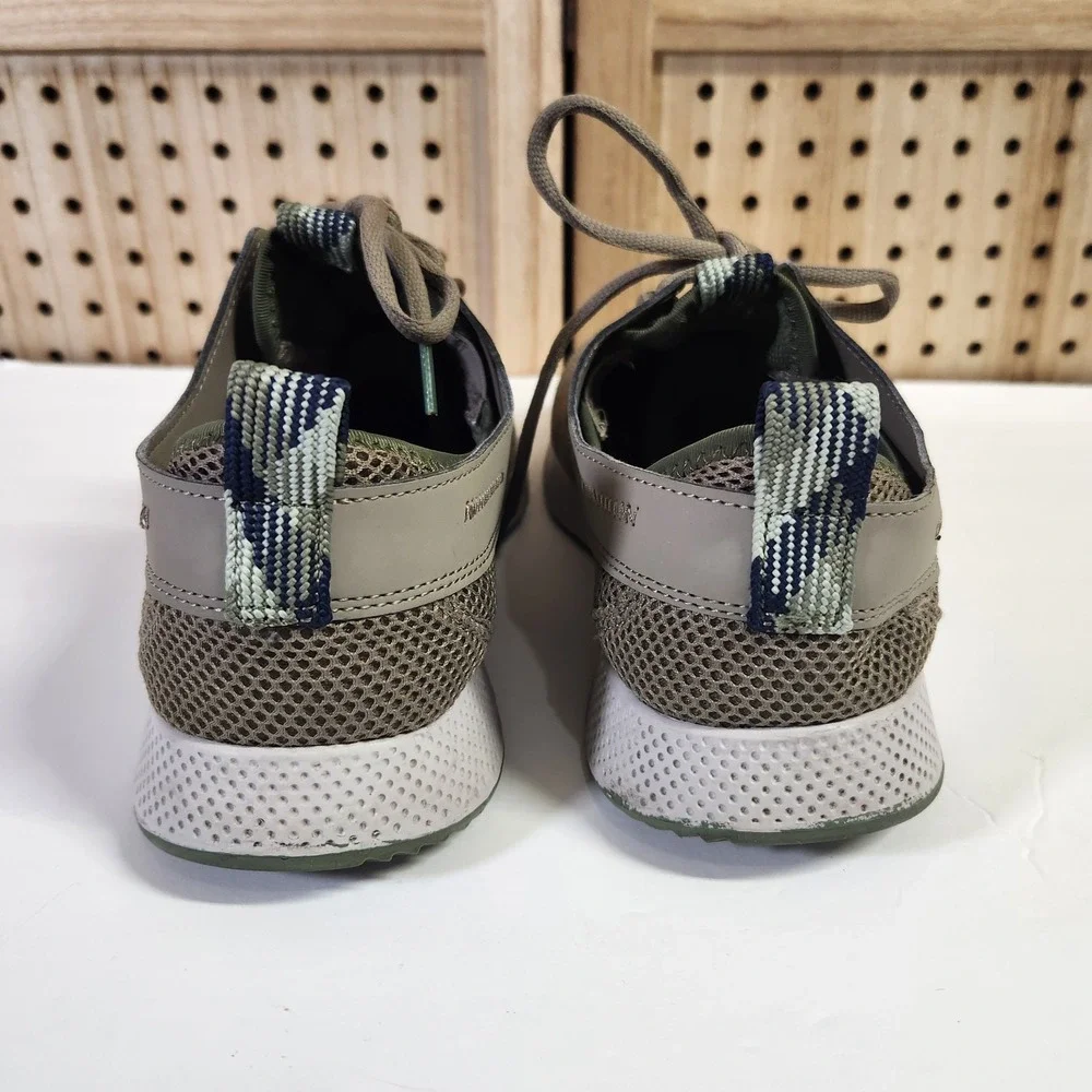 Mens Sperry  7 Seas  Sport  Cupsoles‎ Fishing Tan And Green Water Shoes Summer